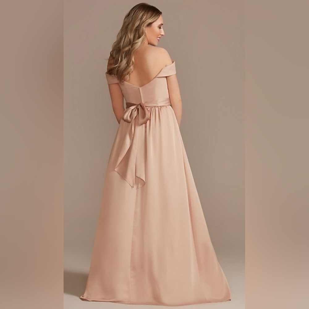 Bridesmaid Dress - Wine - Davids Bridal - Picture 2 of 5